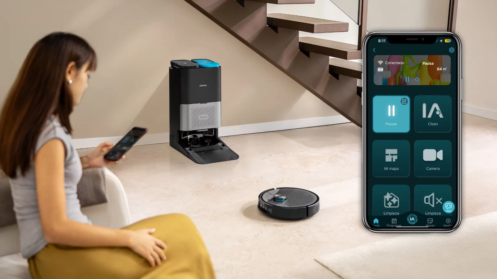 1Conga vs Xiaomi – Comparamos sus robots aspiradores comparativa